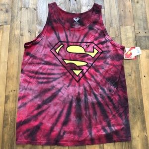Shirts | Superman Tie Dye Tank Top 